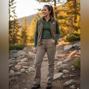 The North Face A5 Series Khaki Hiking Pants - Outdoor Utility - Size 10